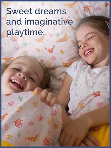 Miniatura 7 de Juego de sábanas para niños y niñas, tamaño Queen, ropa de cama suave y acogedora, sábanas fáciles de cuidar y limpiar, cómodas, de microfibra sin