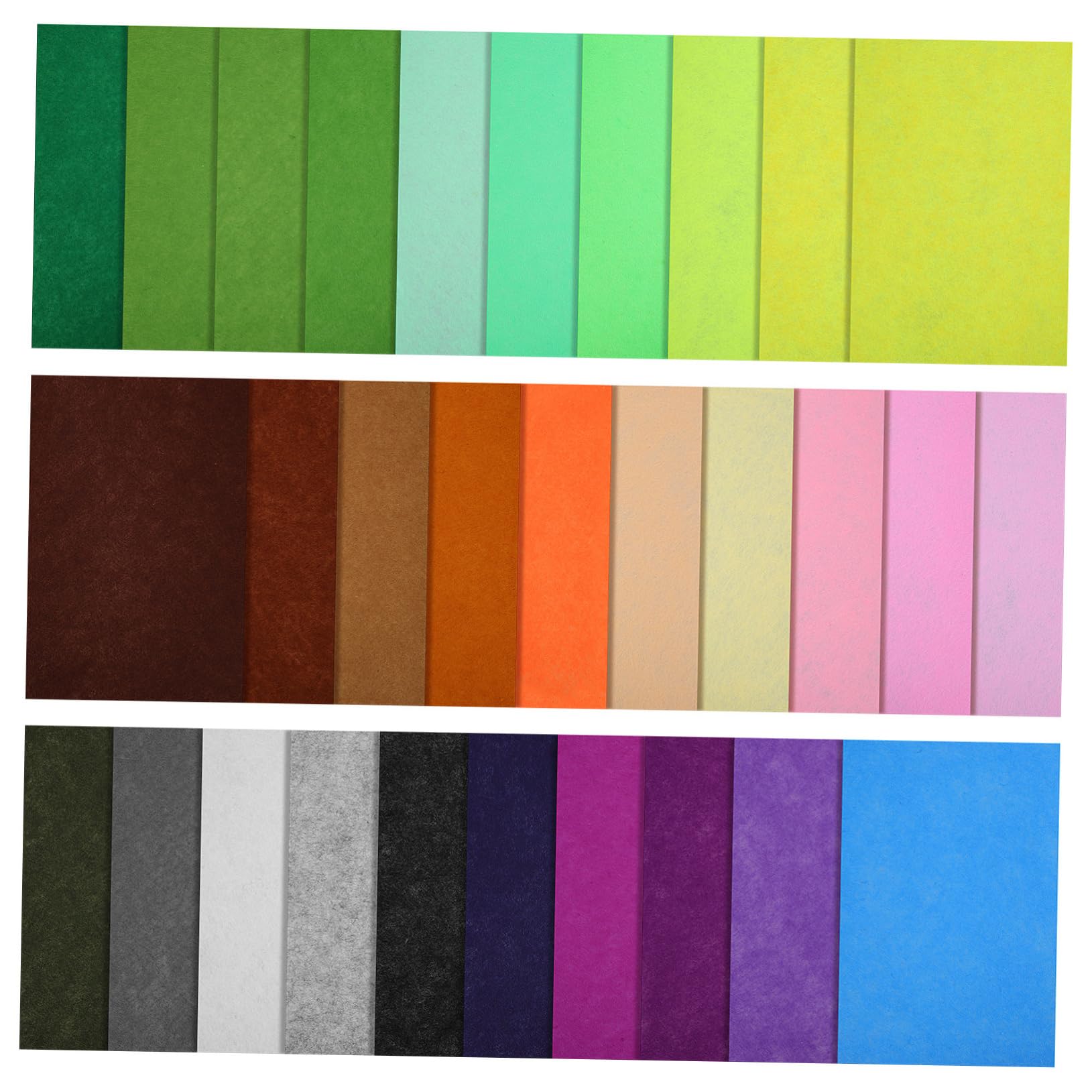 60stücke Bastelfilz Farben Dünne Filzplatten Für Handwerk Nähprojekte Scrapbooking Dekorationen Vielseitige Anwendung Benutzerfreundlich Praktisch Farbenfroh