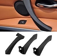 Vista 1 de Jaronx Compatible con BMW Serie 3 Manija de puerta E90/E91/E92/E93 2004-2011, juego de 6 piezas de repuesto de manija de puerta interior izquierda