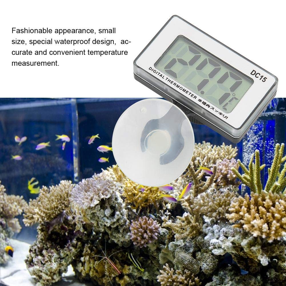 Digitales Aquarium Thermometer Mit LCD - Präzise Temperaturmessung Für Aquarien