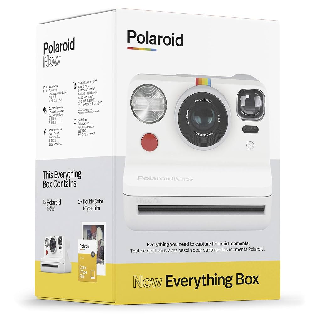 Amazon.com : Everything Box Polaroid Now - White - 6025