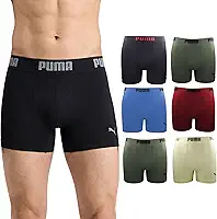 Kit 6 Cuecas Boxer Puma Sem Costura Poliamida Toque Gelado Sport Dry Fit