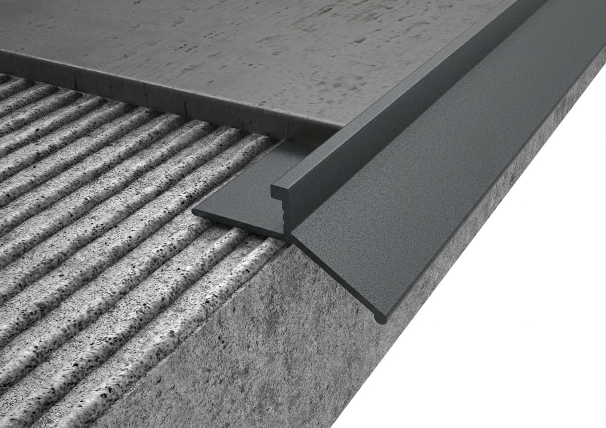 Profilo Gocciolatoio Alluminio LINEA 2,7 m Antracite na Balkon Taras