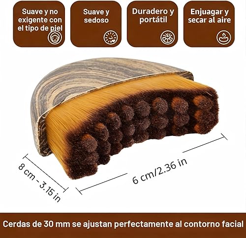 Miniatura 6 de Cepillo para esculpir contorno facial - Drenaje linfático para antihinchazón, elevación y brillo Aumenta la absorción del cuidado de la piel