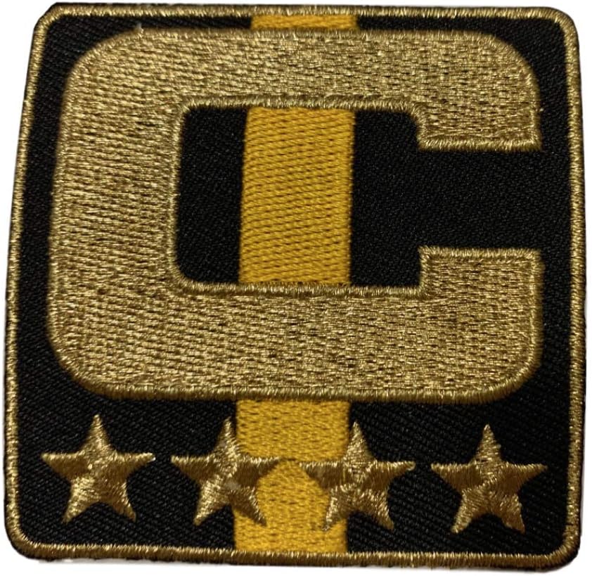 Pittsburgh Captain C Patch - Premium Limited Helmet Edition - Iron On for Football Jersey
