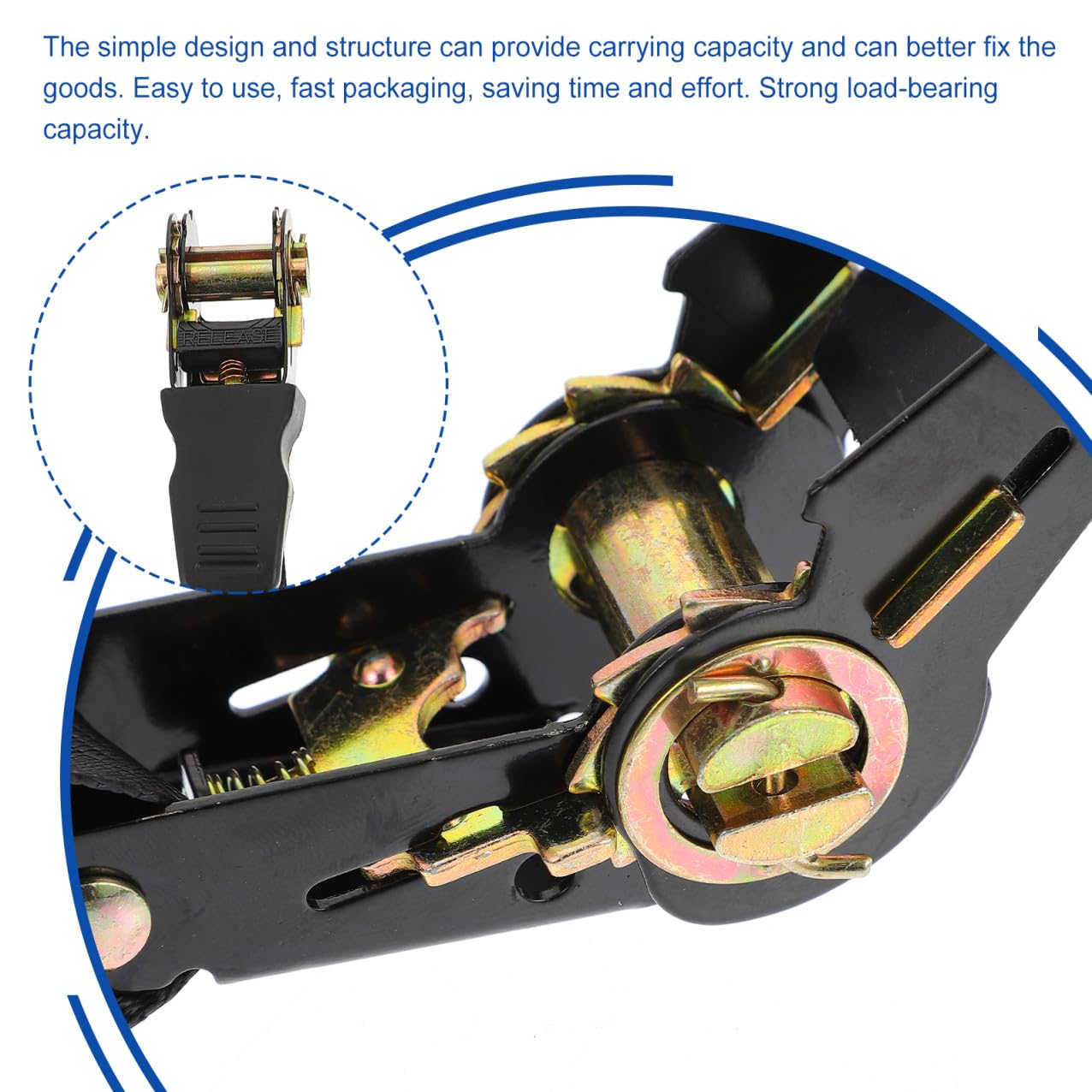 2sets Cinghie Di Fissaggio Per Auto e Da Cinghie Per Carico Leggere e Resistente Materiale Ottimale Per Uso Versatile