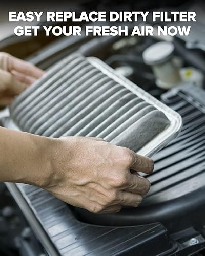 Miniatura 26 de PHILTOP Engine Air Filter, Replacement for CA10465, Equinox 2.4L 2010-2017, Equinox 3.0L 2010-2012, Equinox 3.6L 2013-2017, Terrain 2.4L 2010-2017