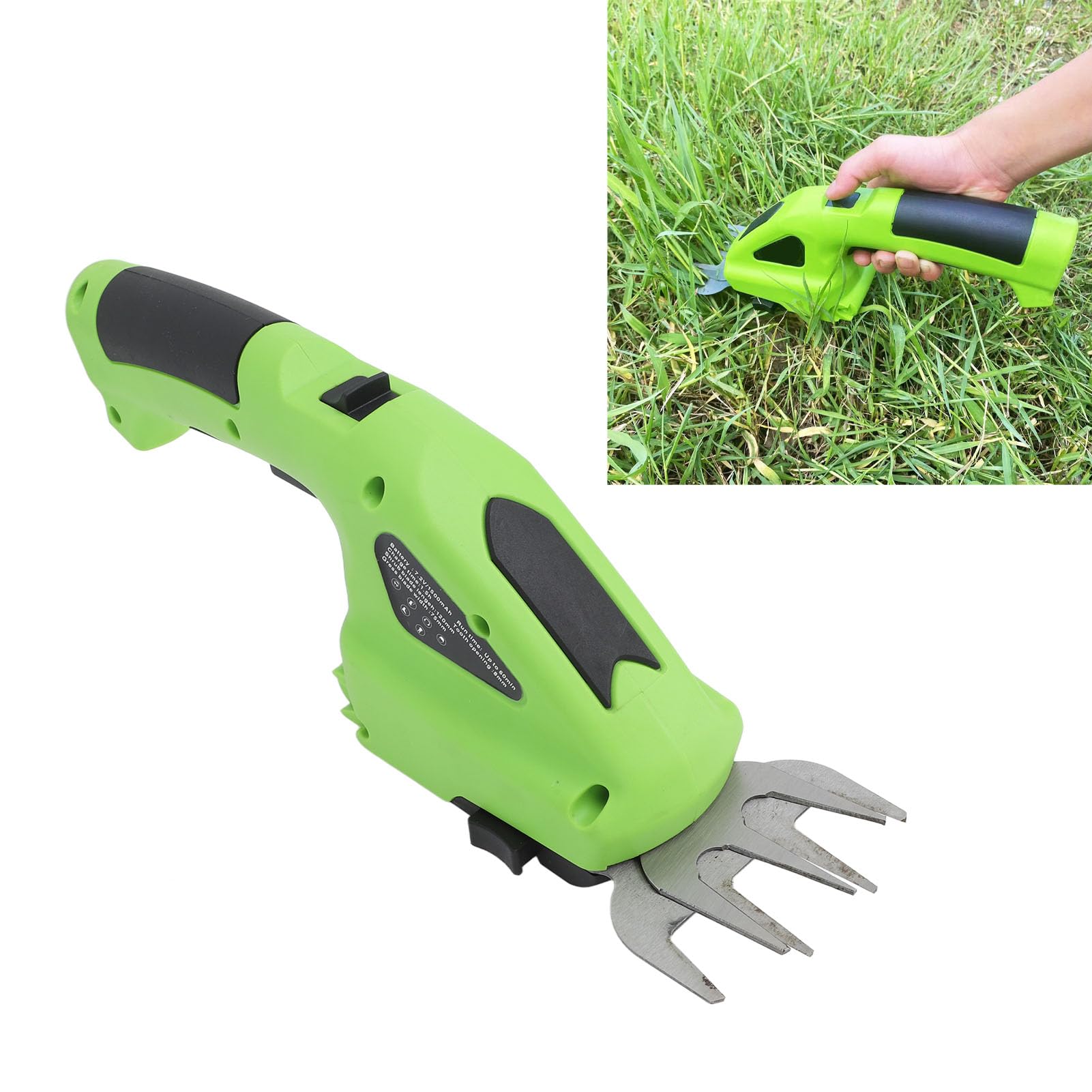 Cisaille à Gazon électrique Taille-haie, Batterie au Lithium-ION, Machine de Taille-haie pour Jardin 3.6V