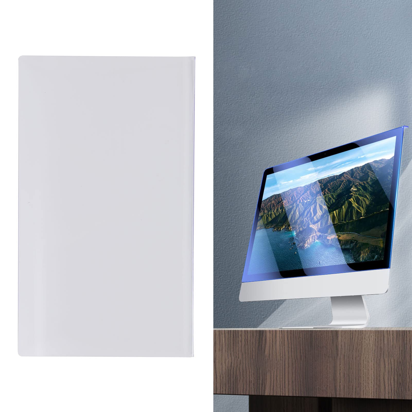 Protection d'écran 24 pouces filtre lumière bleue, écran PC antireflet