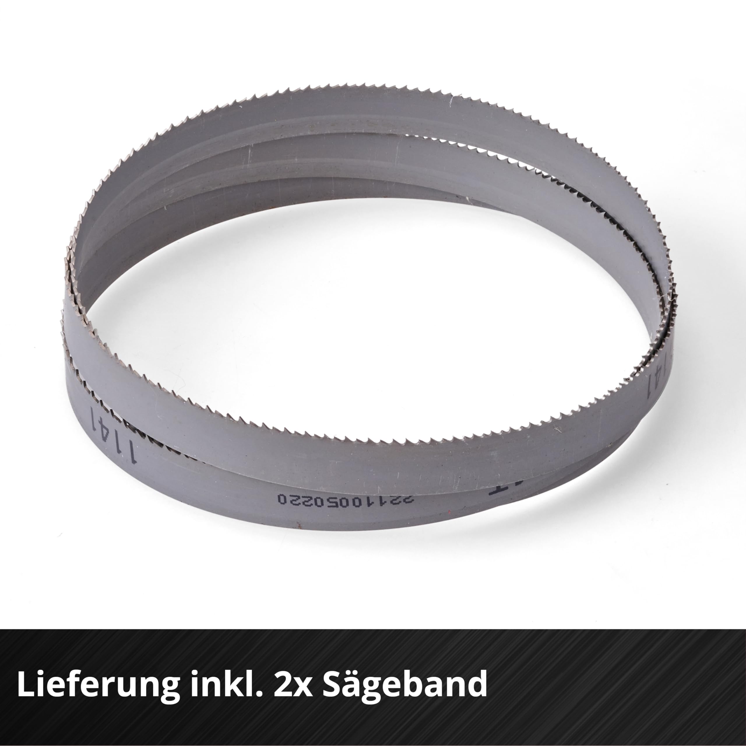 Einhell Akku-Bandsäge TE-MB 18/127 U Li-Solo Power X-Change (18 V, 115 mm Schnitthöhe, 127 mm Schnittbreite, Untergestell, LED-Licht, inkl. 2x Sägeband, ohne Akku)