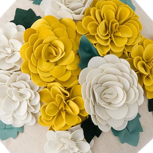 Miniatura 2 de KINGROSE Funda de almohada decorativa con diseño de flores 3D para el hogar, funda de cojín cuadrada para sofá, cama, sofá, sala de estar, 18 x 18