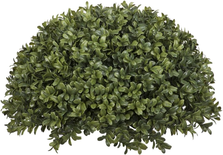 House of Silk Flowers Artificial 13-inch Boxwood Half Ball