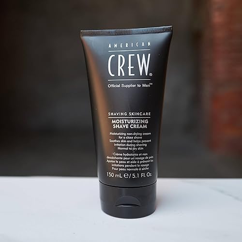 Miniatura 5 de American Crew Crema de afeitar para hombres, crema de afeitar hidratante, 5.1 onzas líquidas
