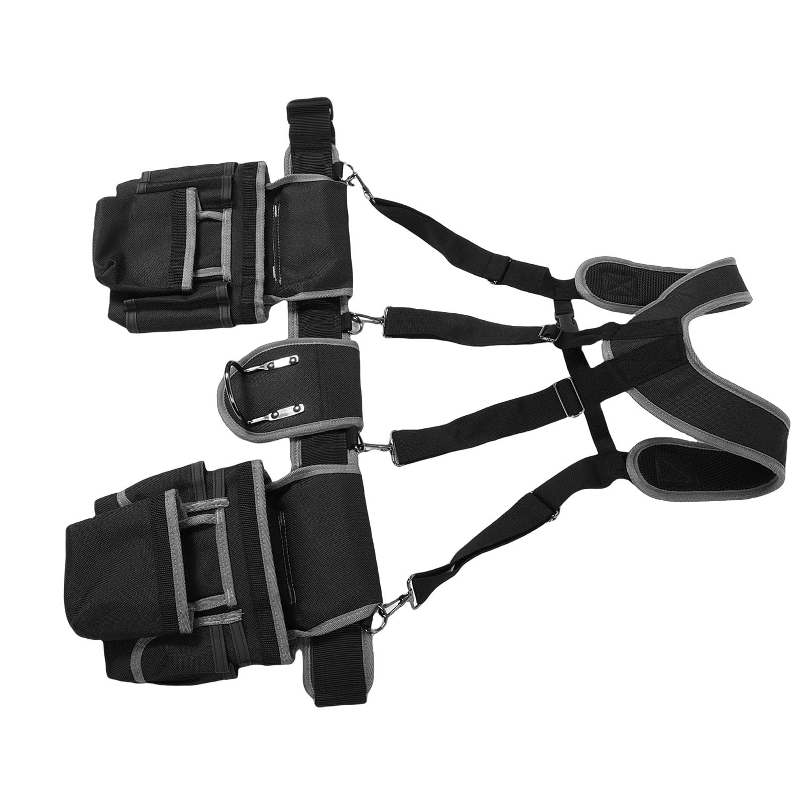 Organizer Compatto e Leggero per Cintura Porta Attrezzi con Bretelle Tasche Versatili per un Facile Accesso Agli Attrezzi