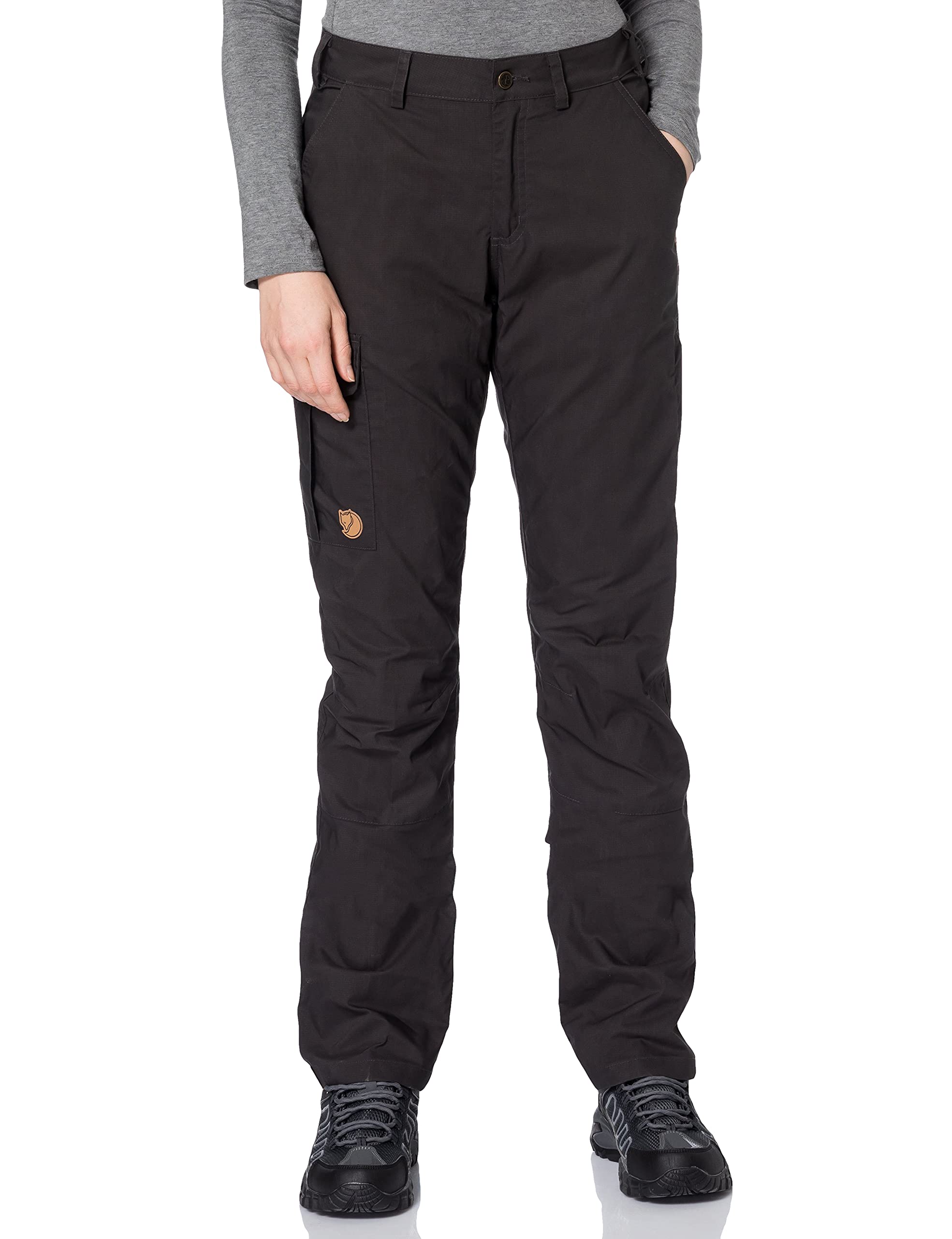Fjallraven 87023 Karla Lite Curved Trousers W Pants mens Dark Grey 34