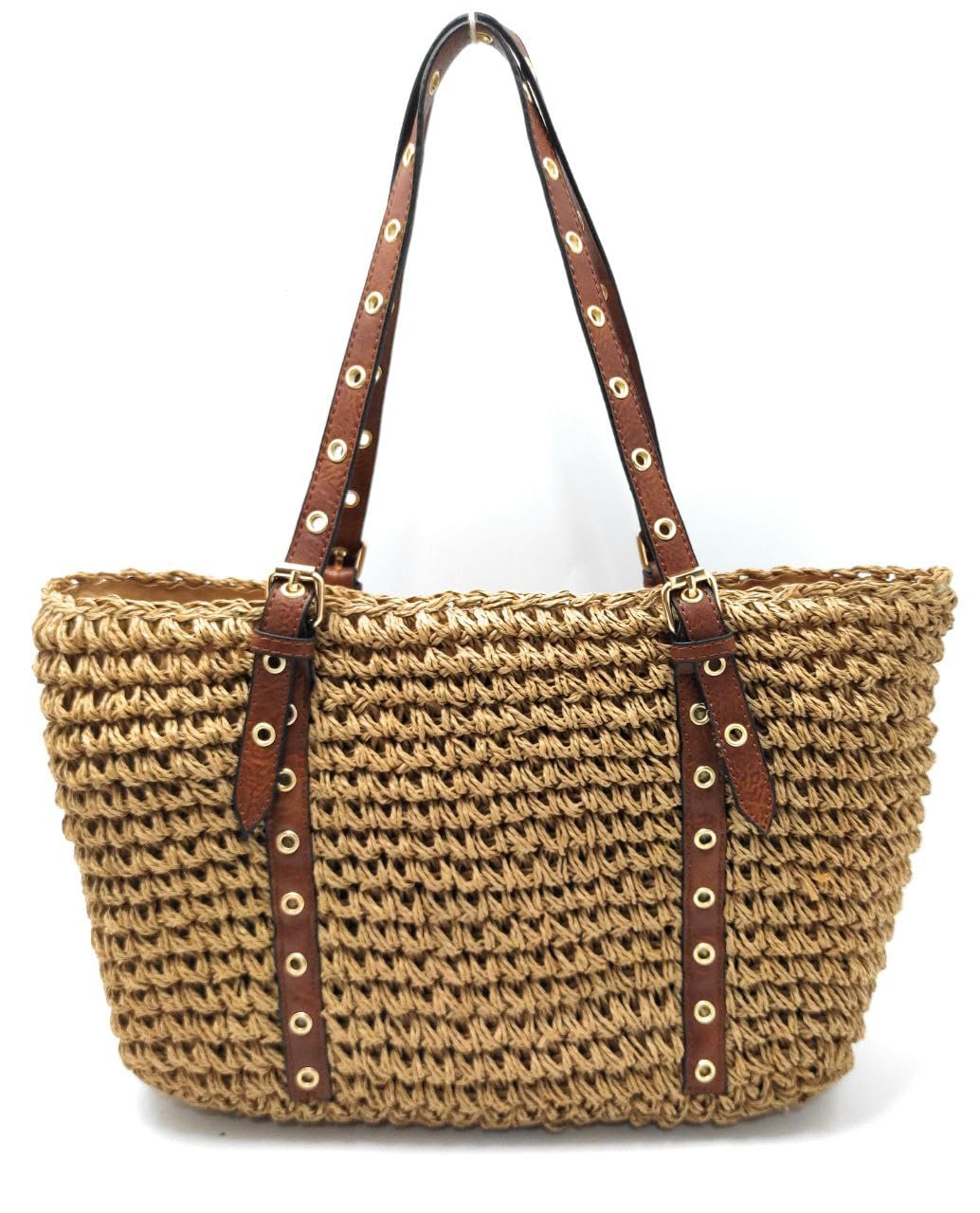 Faylinn Bolso Mujer Verano | Bolso Rafia Mujer | Bolsos Tejidos Crochet - Moda Playa Verano 2024 - Bolsos de Playa de Paja