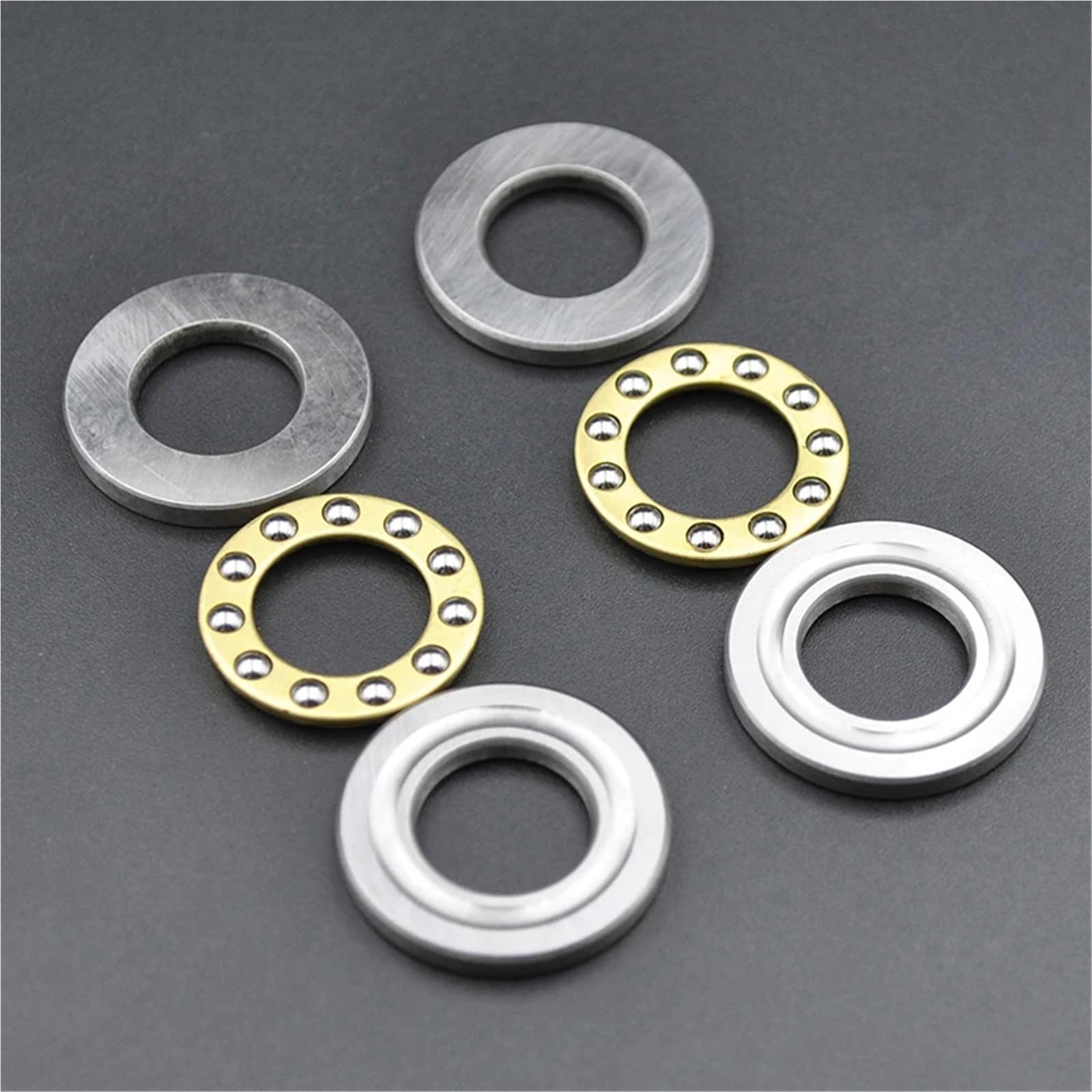 Rodamiento axial de bolas F12-23M F12 23m, 12 x 23 x 7,5 mm, diámetro interior de 12 mm, mini rodamientos axiales de bolas pequeños (2/10 unidades)(2Pcs)