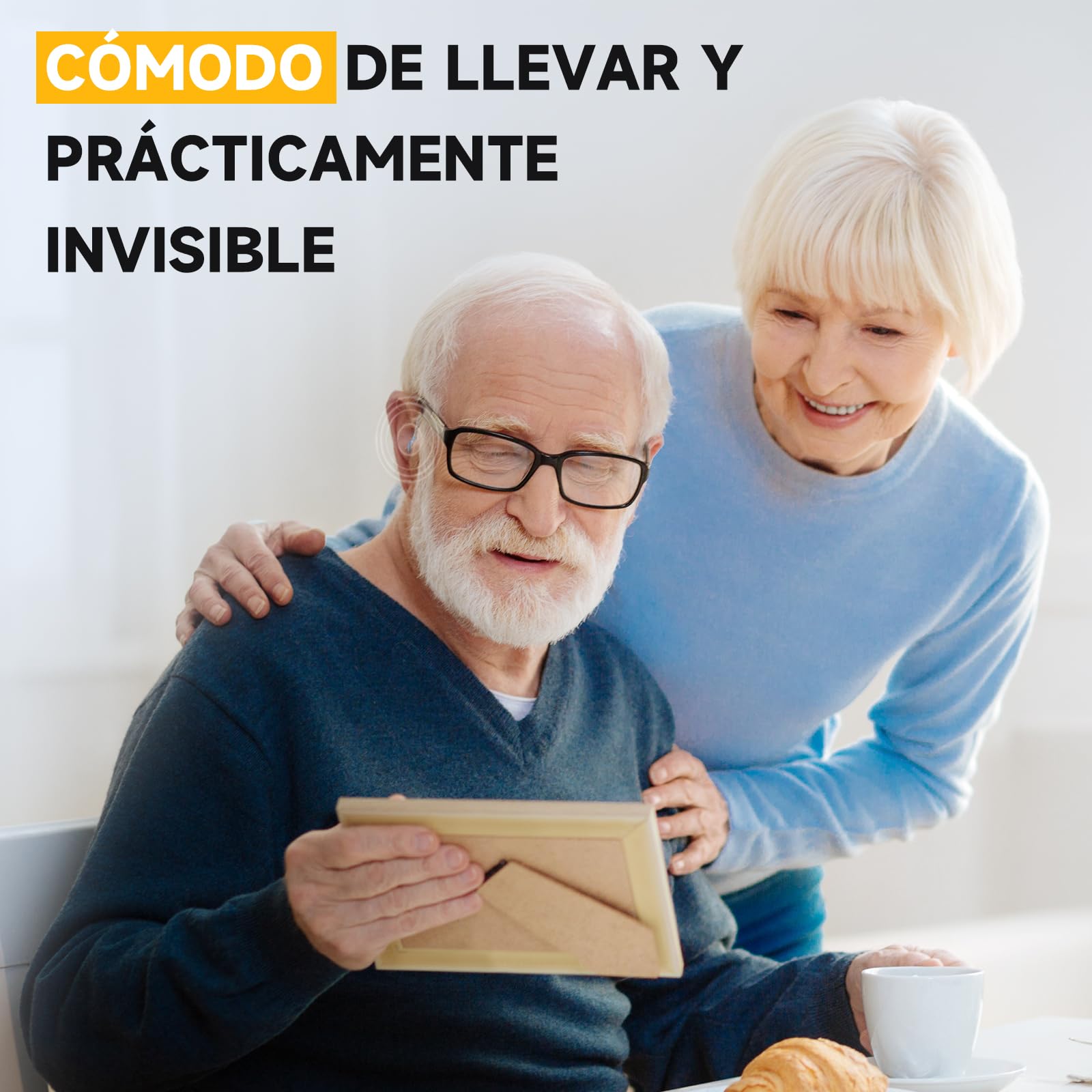 Calidad de sonido con cancelación de ruido clara, mejora la capacidad de comunicación, recargable, duradero, cómodo de llevar, pequeño, portátil y oculto