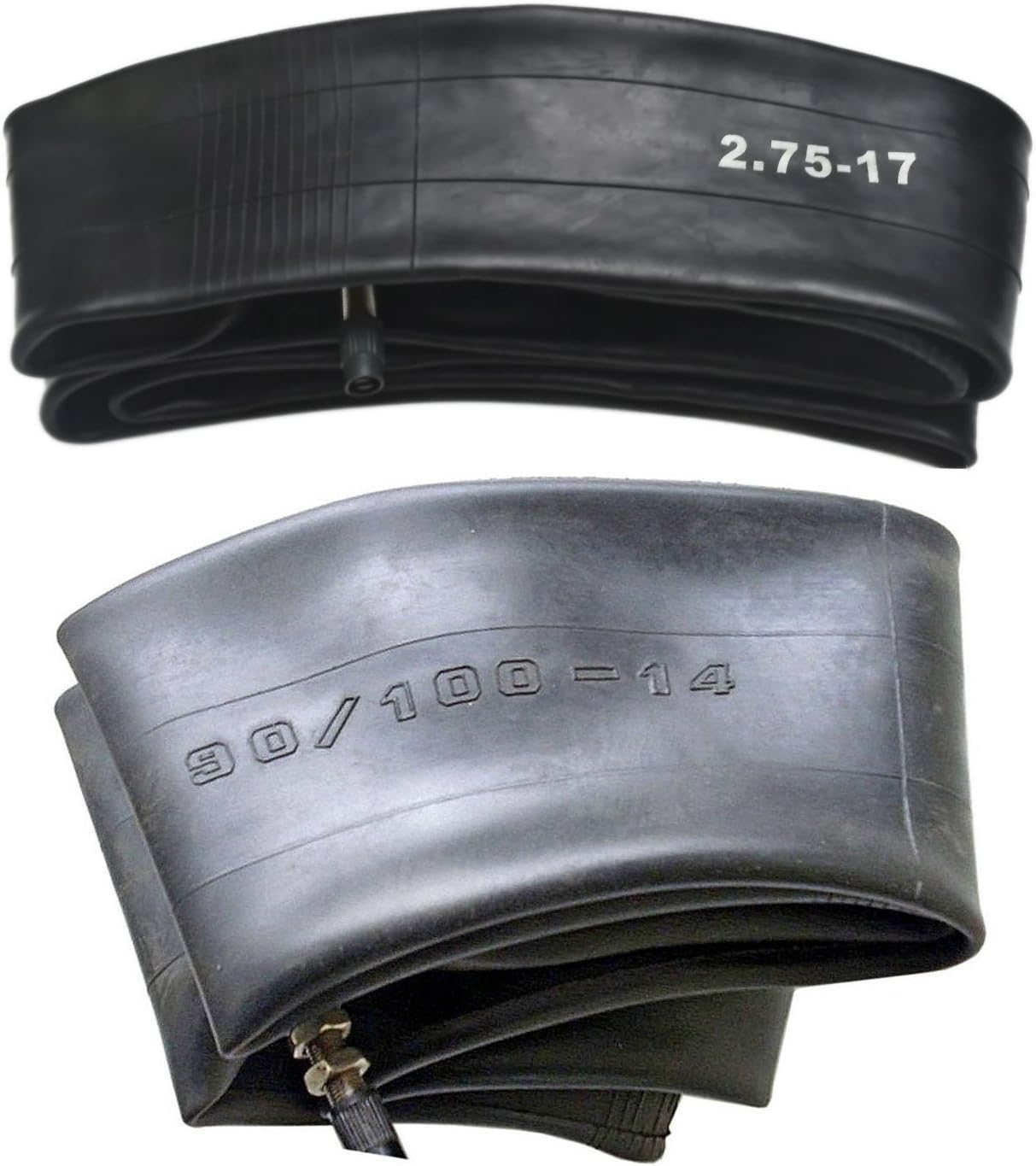 70/100-17" Front & 90/100-14" Rear Tire Inner Tube for Motorcycle Pit Dirt Bike
