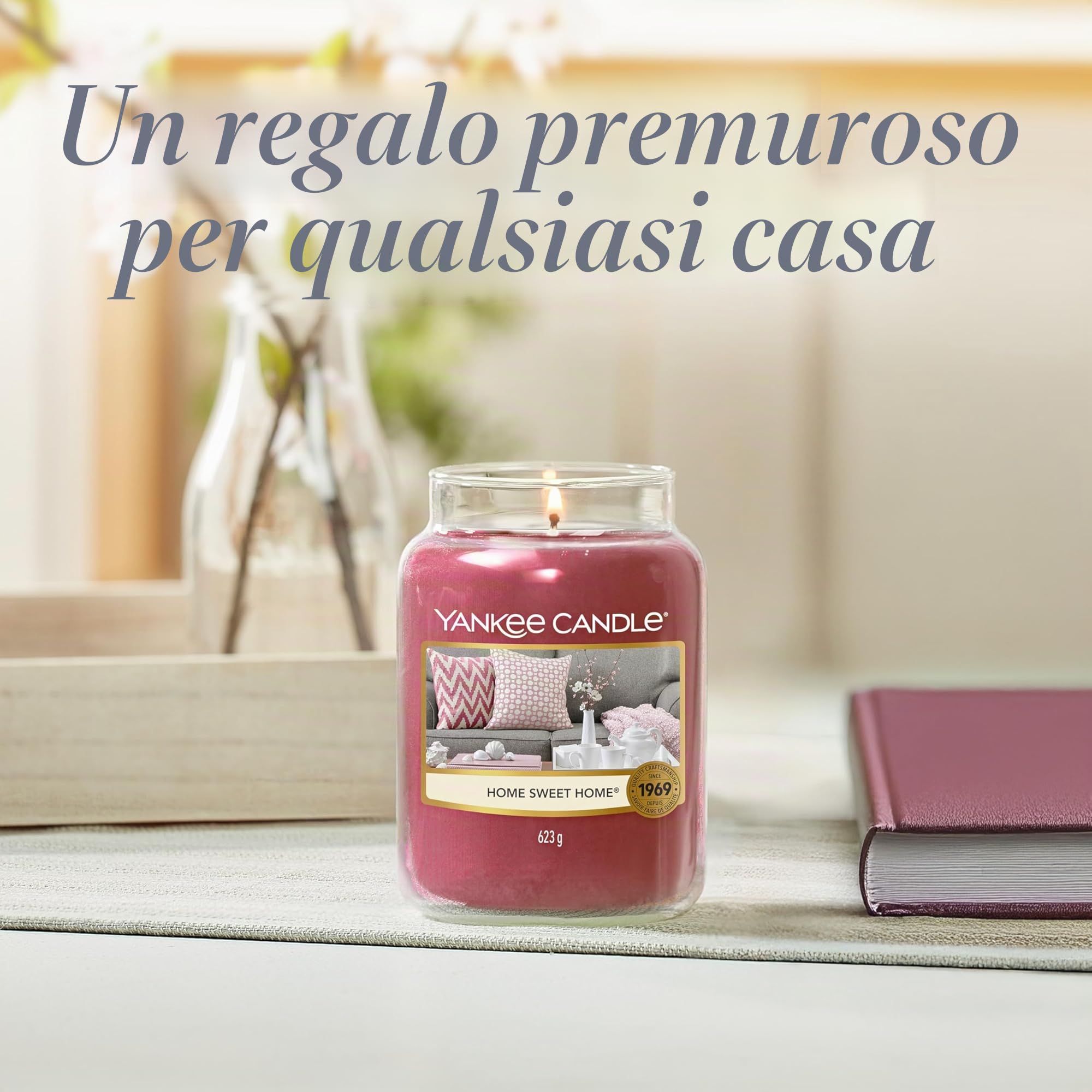 Yankee Candle Candela profumata in giara grande | Dolce casa | Durata Fino a 150 Ore | Regali per donne