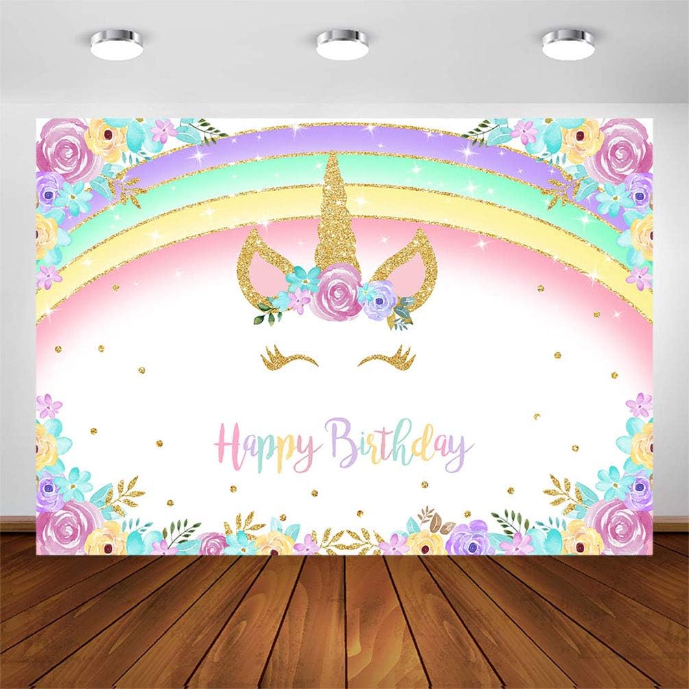 Cheap COMOPHOTO Rainbow Unicorn Backdrop Gold Unicorn Birthday Backdrop Glitter Rainbow Floral Party Photography Background Unicorn Baby Girls Bday Party Banner Supplies (7' x 5') Limited COMOPHOTO Rainbow Unicorn Backdrop Gold Unicorn Birthday Backdrop Glitter Rainbow Floral Party Photography Background Unicorn Baby Girls Bday Party Banner Supplies (7' x 5')