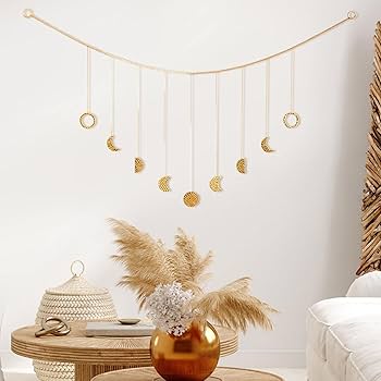 お部屋のアクセントに　ハンドメイド月相ガーランド Amazon.co.jp: 月の満ち欠け 壁掛け | 自由奔放に生きる装飾