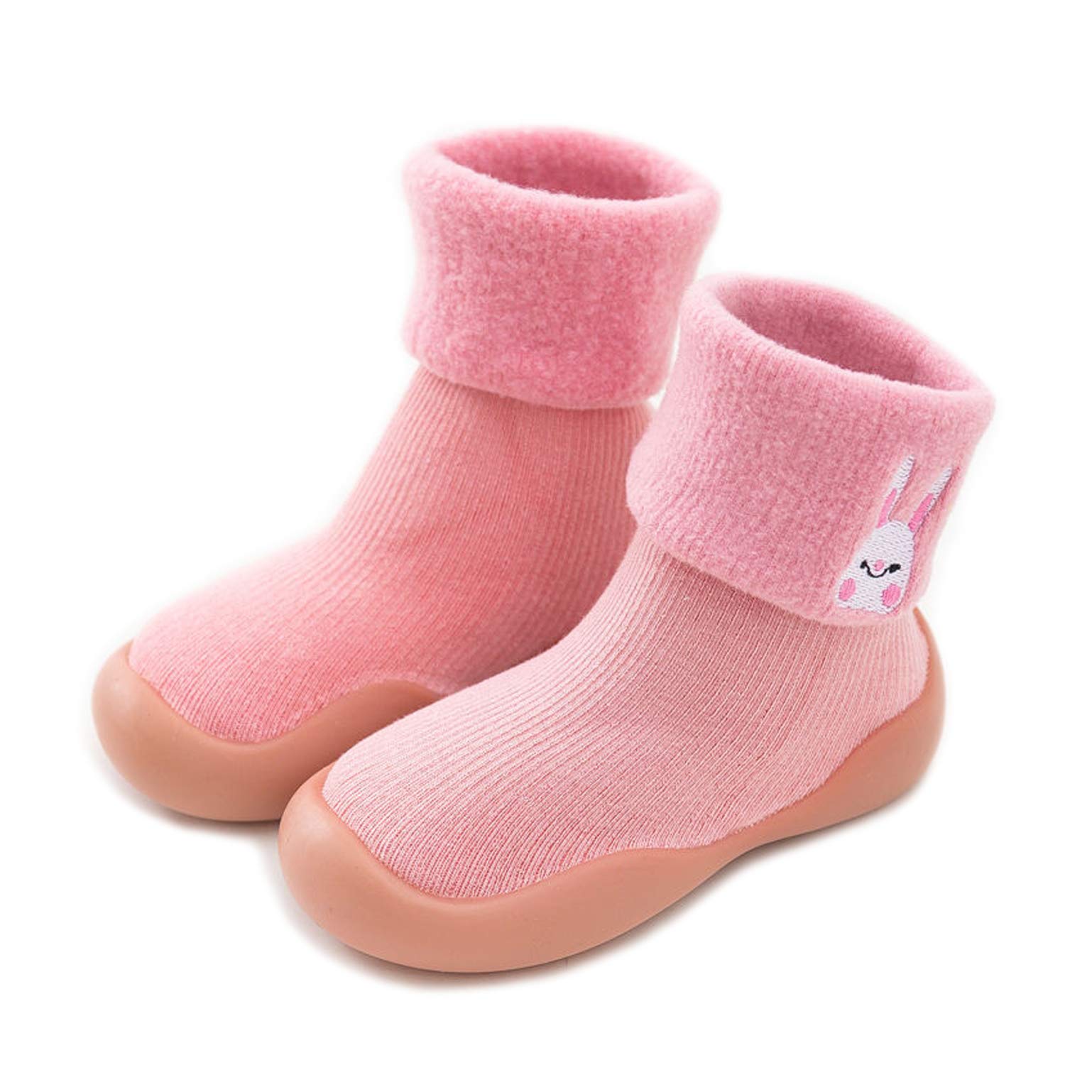 Solaud Baby Kleinkind Socken Schuhe Rutschfeste Boden Hausschuhe Jungen Mädchen Baby Atmungsaktiv Indoor und Outdoor Winter Warme Schuhe Socken