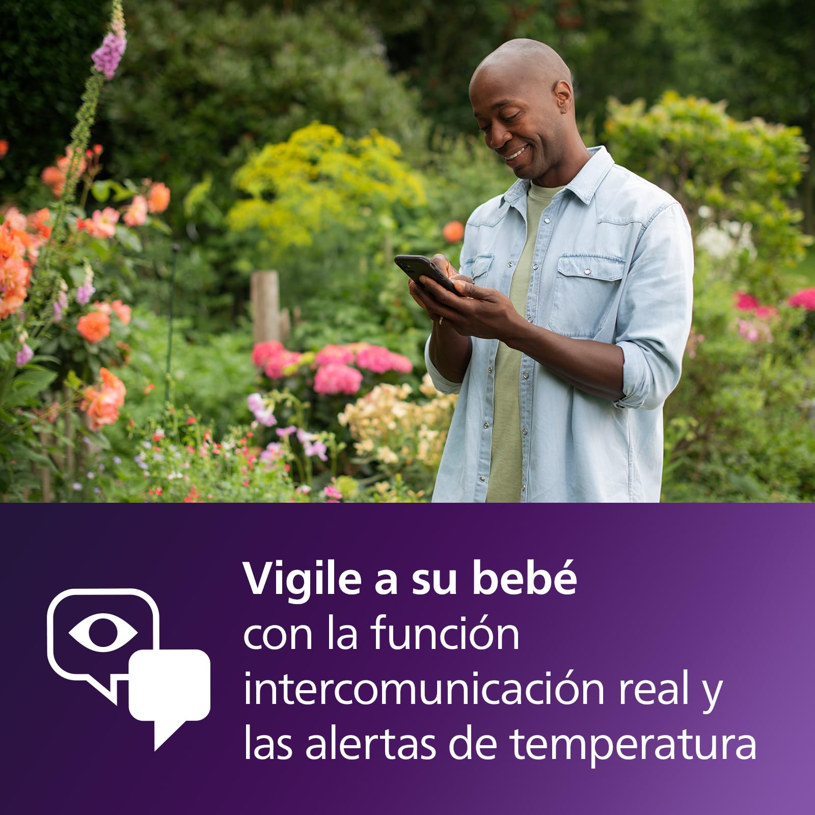 Philips Avent Vigilabebés conectado con cámara (modelo SCD923/26)