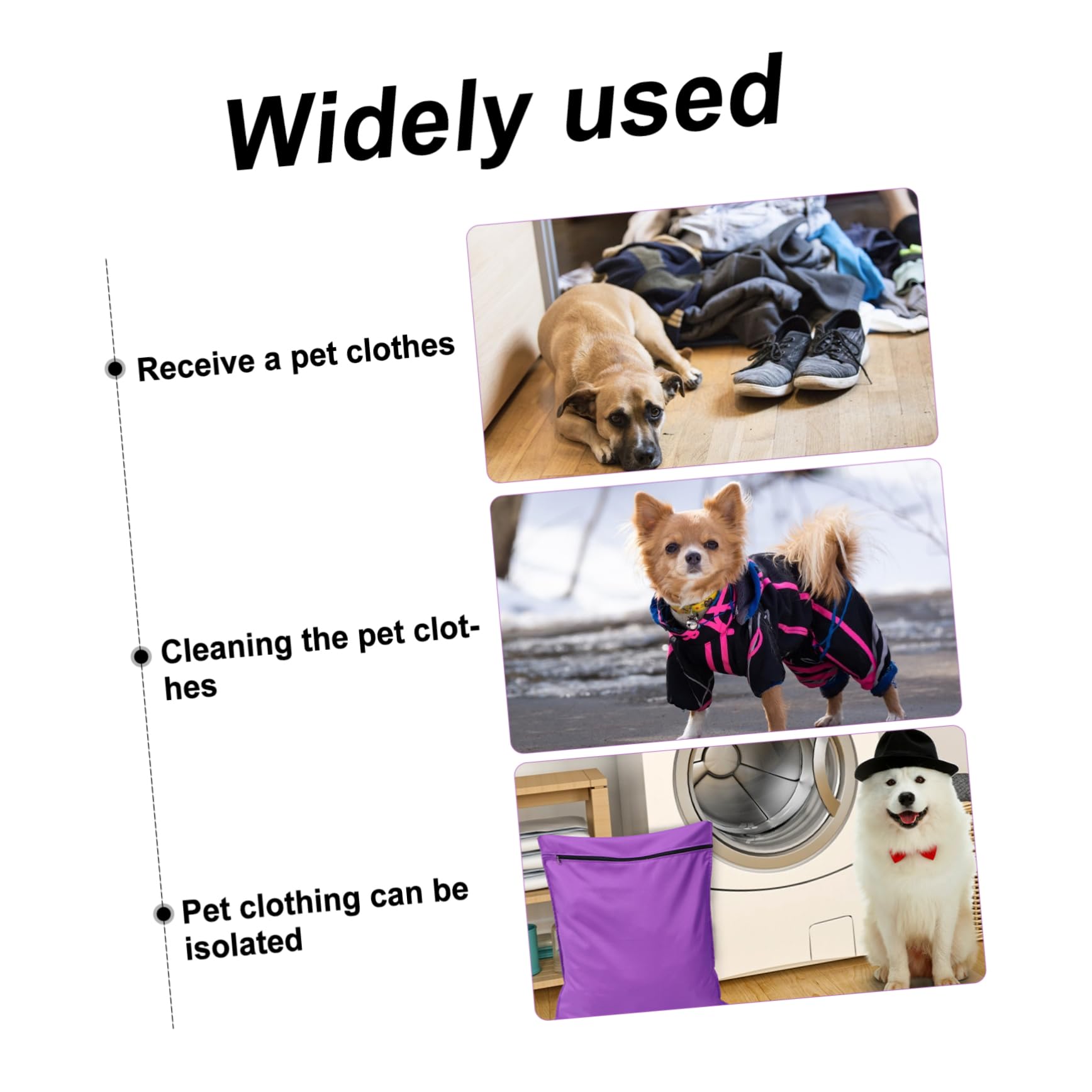Zerodeko 2stücke Pet Waschbeutel Für Hunde Vielseitige Wäschesäcke Aus Feinem Netzmaterial Für Waschmaschine Zur Aufbewahrung Von Kleidung Und Spielzeug Langlebig Und Praktisch Für
