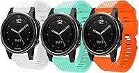 Vista 11 de Correa compatible con Garmin Fenix 5S Plus, correa de repuesto de silicona Quickfit, correa de reloj de repuesto para Garmin Fenix 5S, no compatible