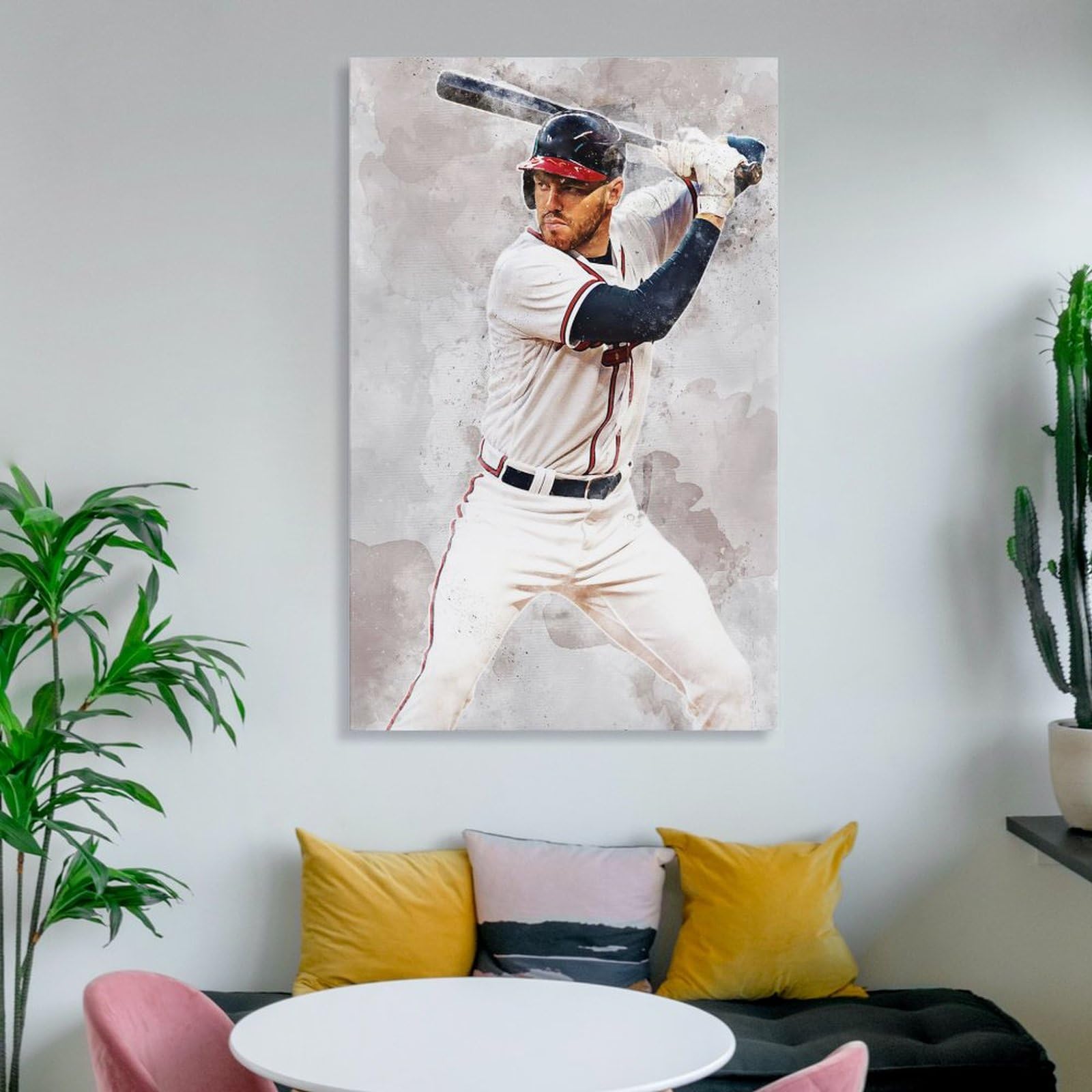 Amazon.co.jp: フレディ フリーマン 野球選手 壁装飾 絵画 スポーツ 