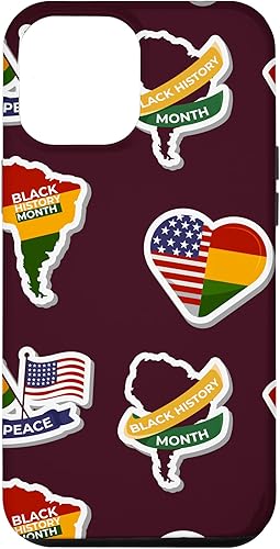 Funda para iPhone 13 Pro Max Black History Month American African Pride