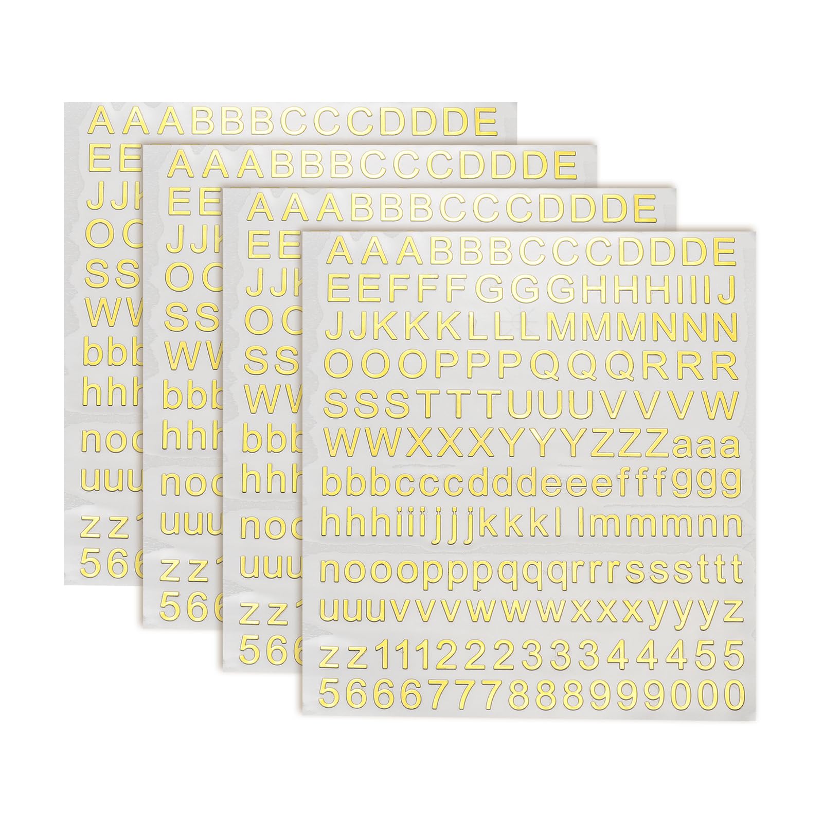 Lettres alphabet 3D dorées uxcell majuscules de qualité supérieure pour affiche et artisanat