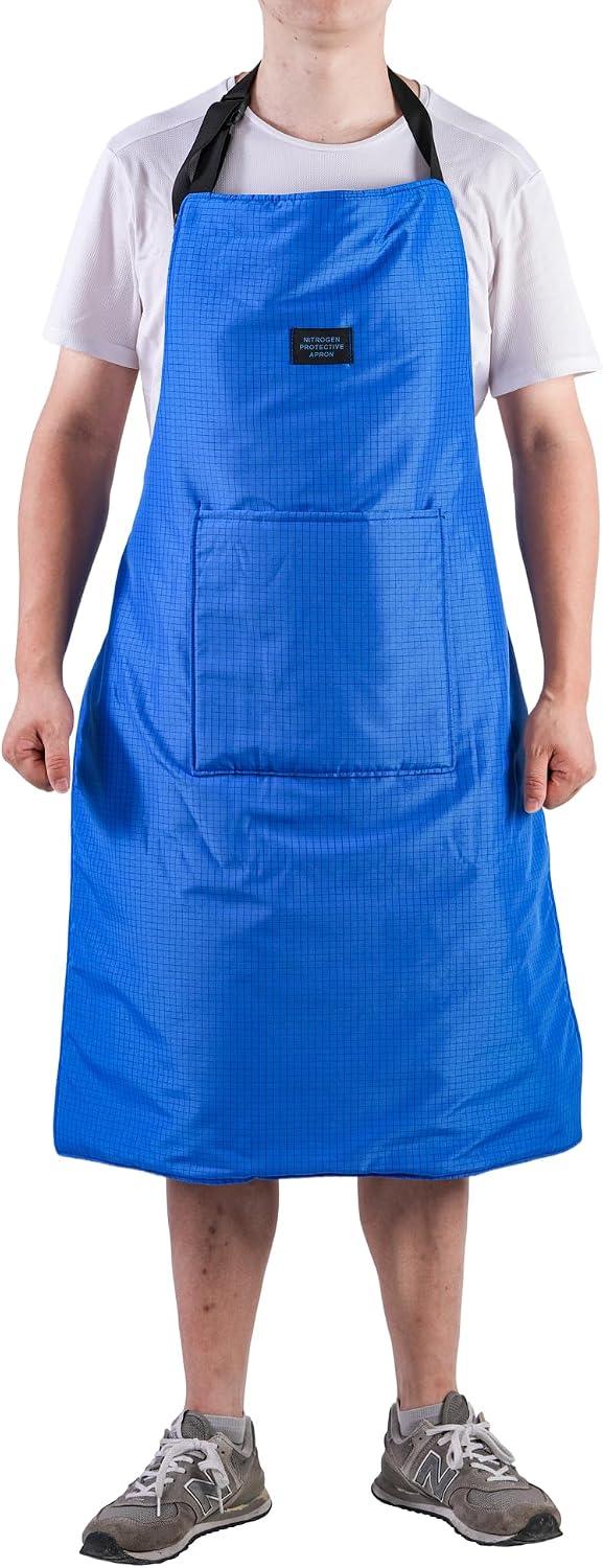 -196°C/-320°F Cryogenic Gloves, Anti-Static Liquid Nitrogen & Dry Ice Handling Safety Work Gloves for Extreme Cold