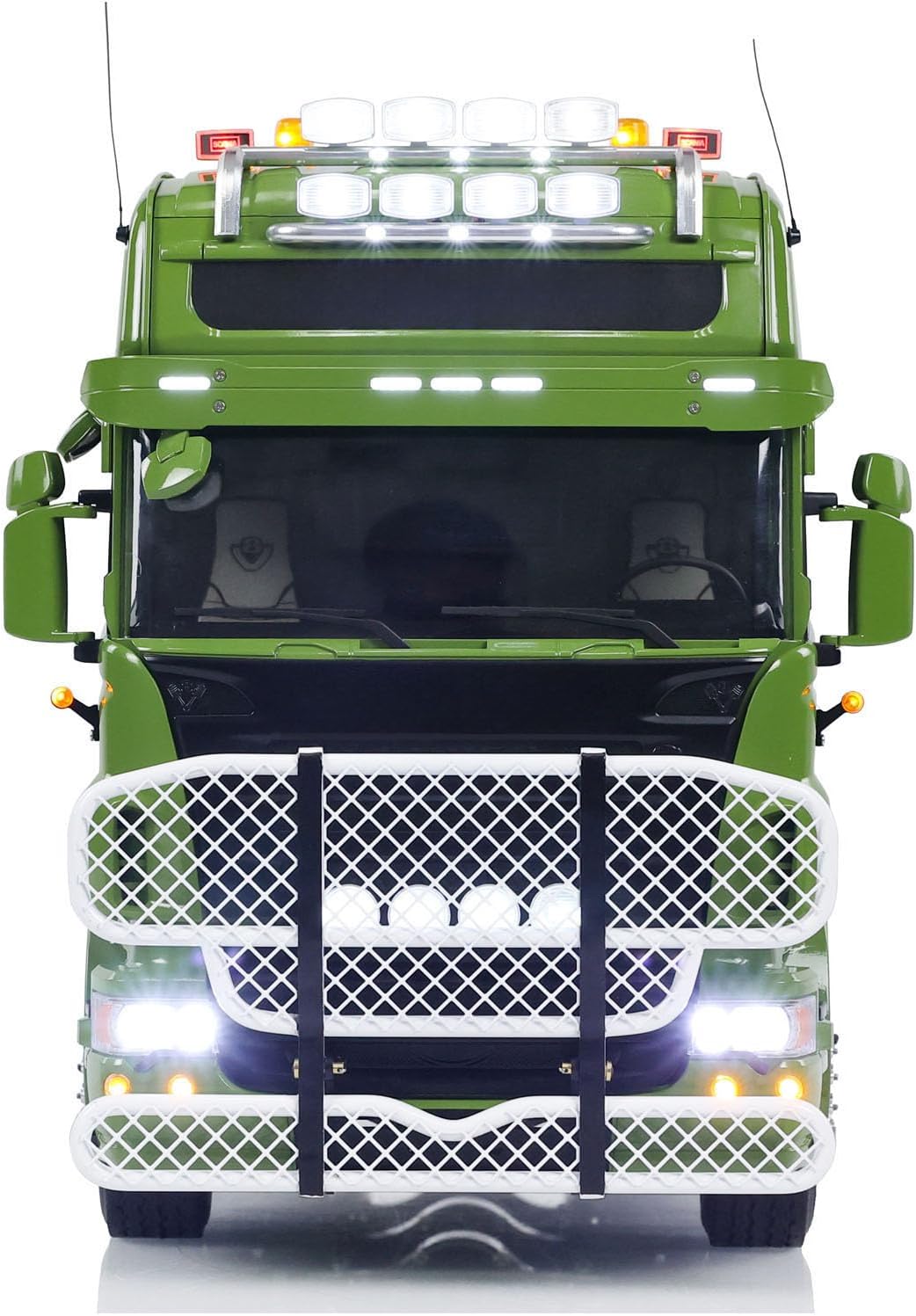 1/14 8X8 RC Tractor Truck LESU Metal Chassis Remote Control Trucks Light Sound Hobby Grade Model