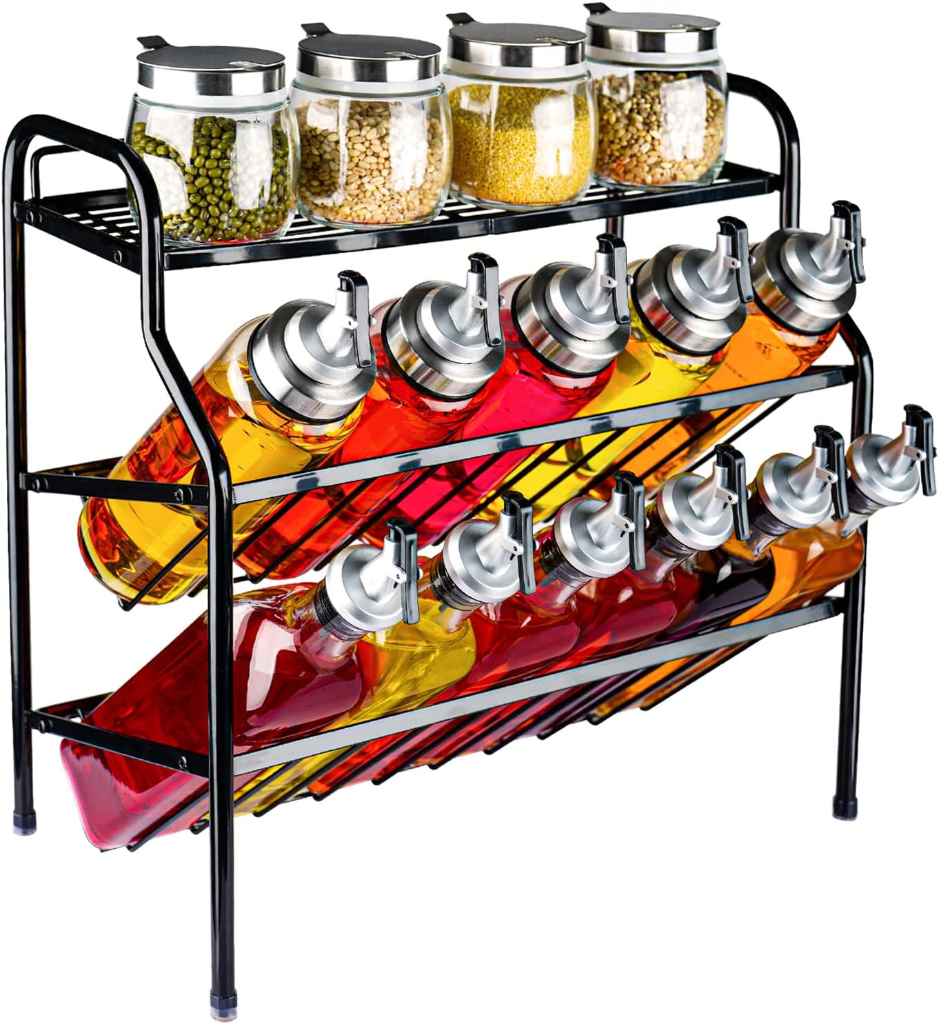 Tomorotec 3Tier Spice Rack and Kitchen Storage Organizer