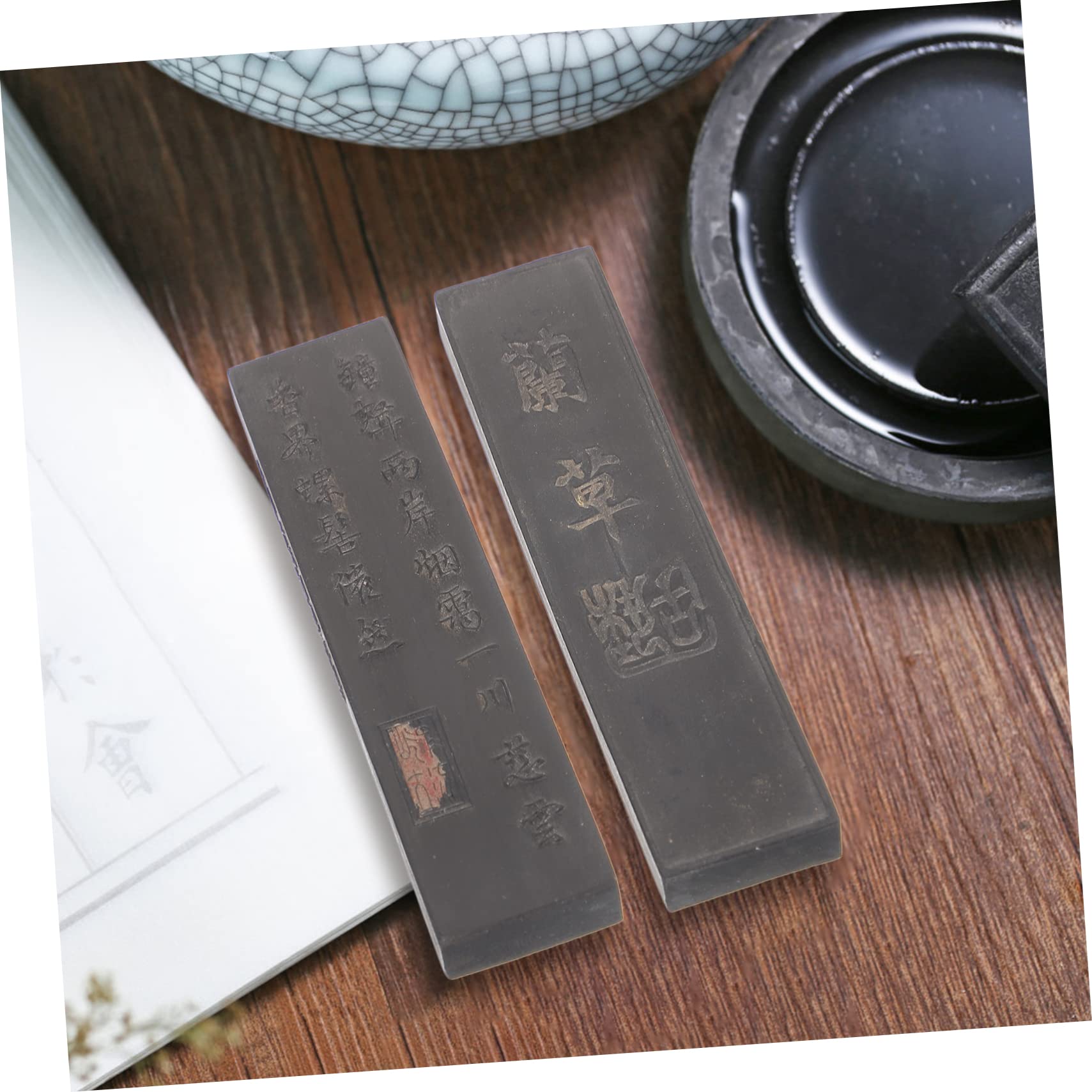 8pièces Bâtons Encre Chinoise Traditionnelle Pour Pour Pratique Et Écriture Avec De Pratique Et