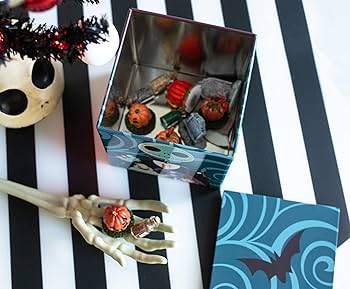 Amazon.com: Disney The Nightmare Before Christmas Jack Skellington 4-Inch  Tin Storage Box Cube Organizer with Lid