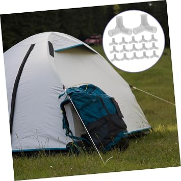 INOOMP 20pcs Canopy Tent Replacement Parts, Canopy Fittings, Gazebo Awning Tent Feet Corner Center Connector Spare Parts