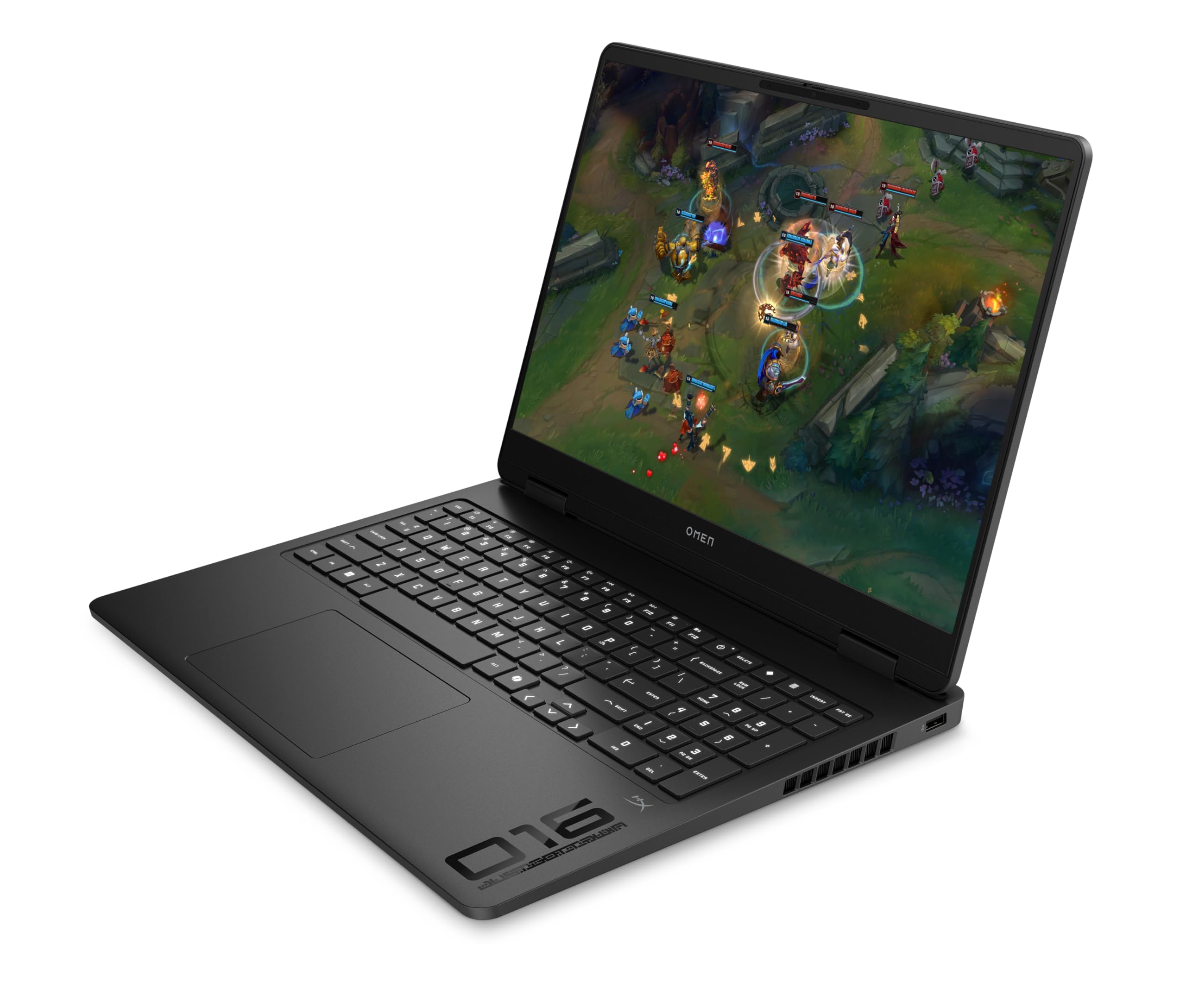 HP Omen Gaming Laptop, 16 Zoll 2K Display 144Hz, AMD Ryzen 9 8940HX, NVIDIA GeForce RTX 5060, 16 GB DDR5 (1 x 16 GB), 1TB SSD, Windows 11, 4-Zonen-RGB-QWERTZ Tastatur, Wi-Fi 6, Shadow Black