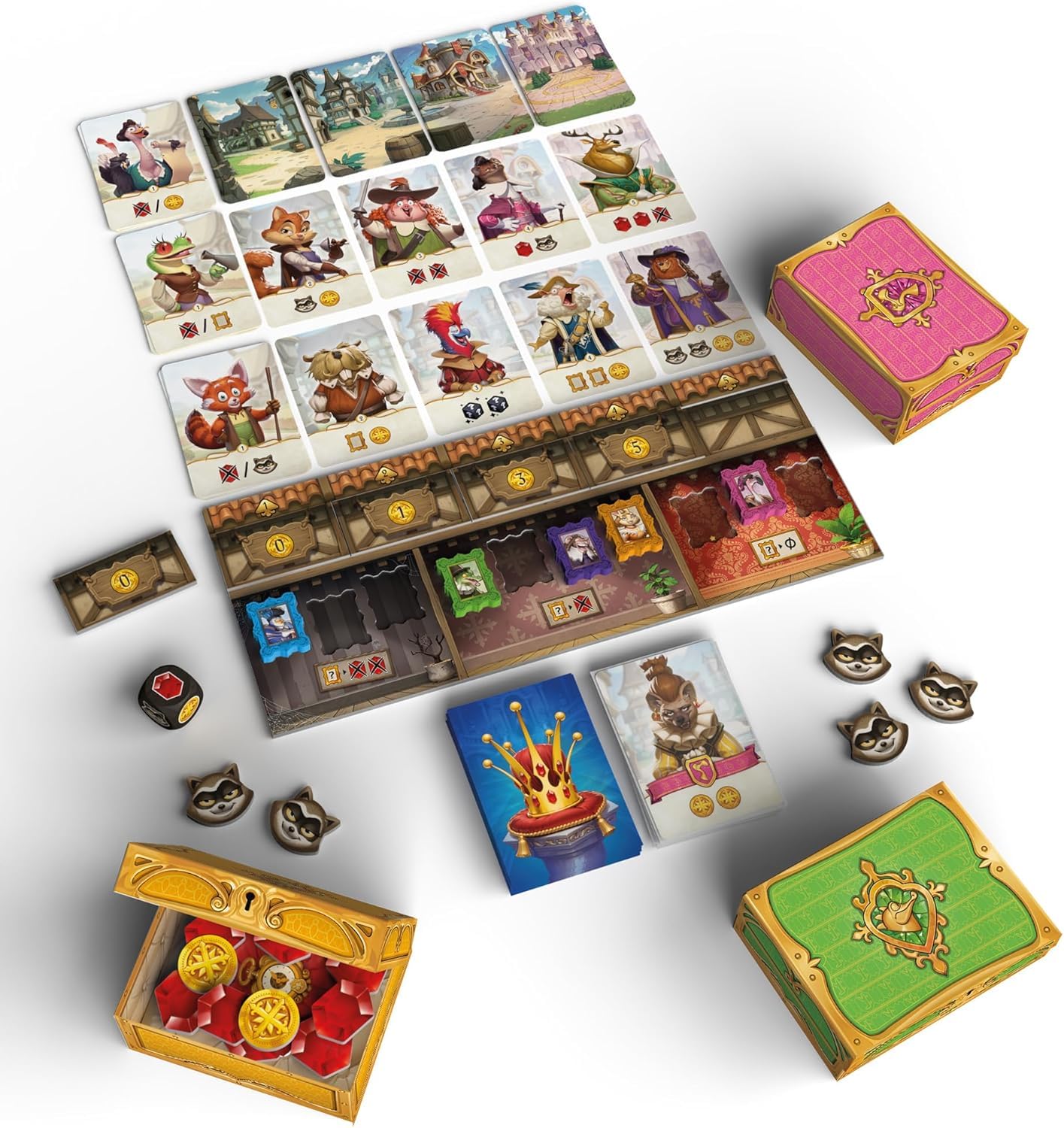 Produzione Repos | For a Crown | Gioco da tavolo | Età 8+ | 3-5 giocatori | Tempo di gioco: 30 minuti
