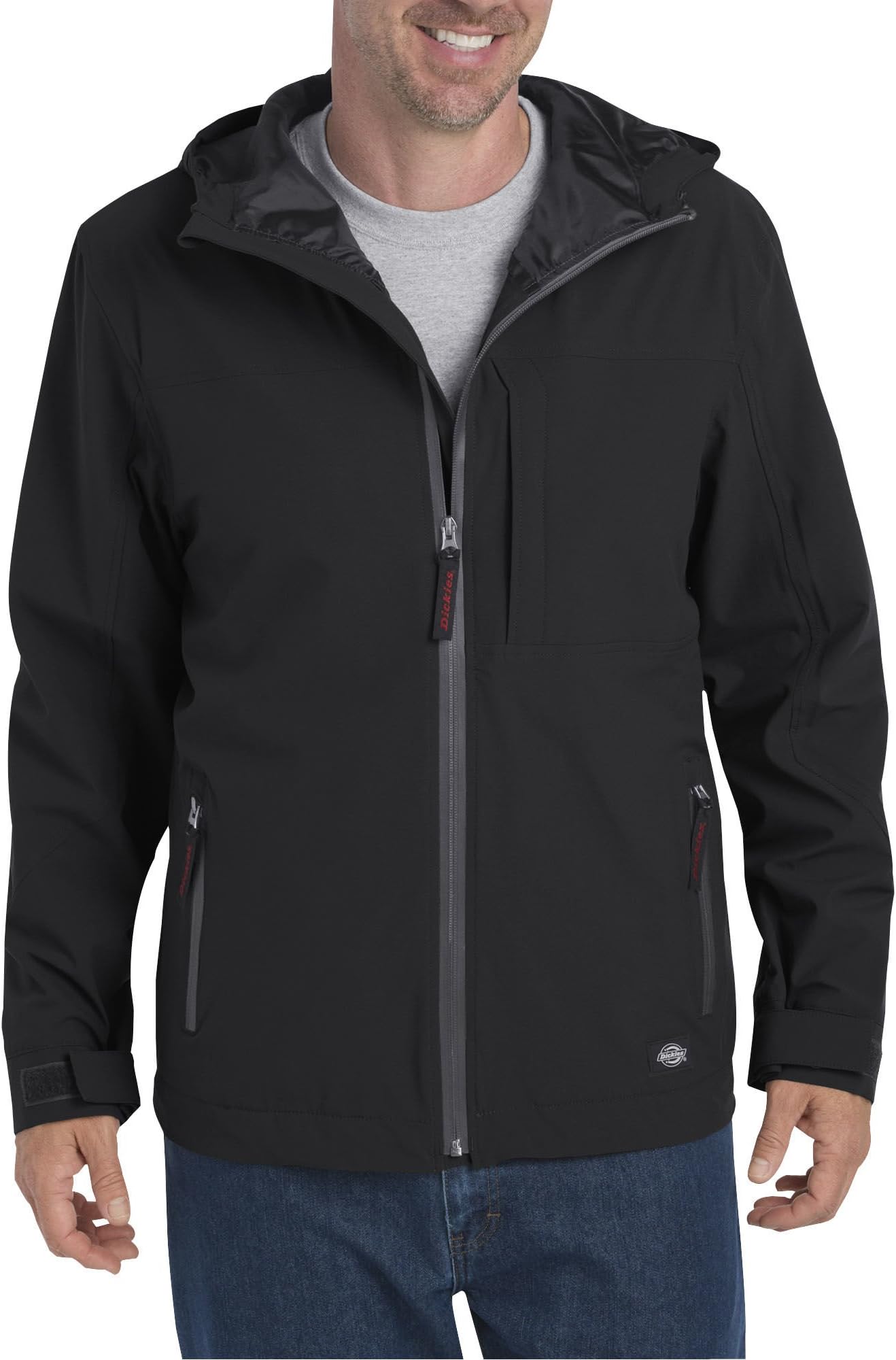 Dickies mens Performance Waterproof Breathable Jacket With Hood