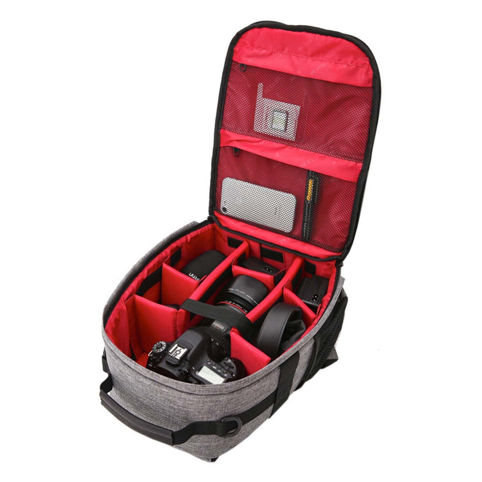 Borsa Macchina Fotografica,Borsa Fotografica Foto macchina fotografica impermeabile spalle Zaino video di sesso soft borsa imbottita treppiede con la copertura della pioggia Uomini Donne caso del pacc