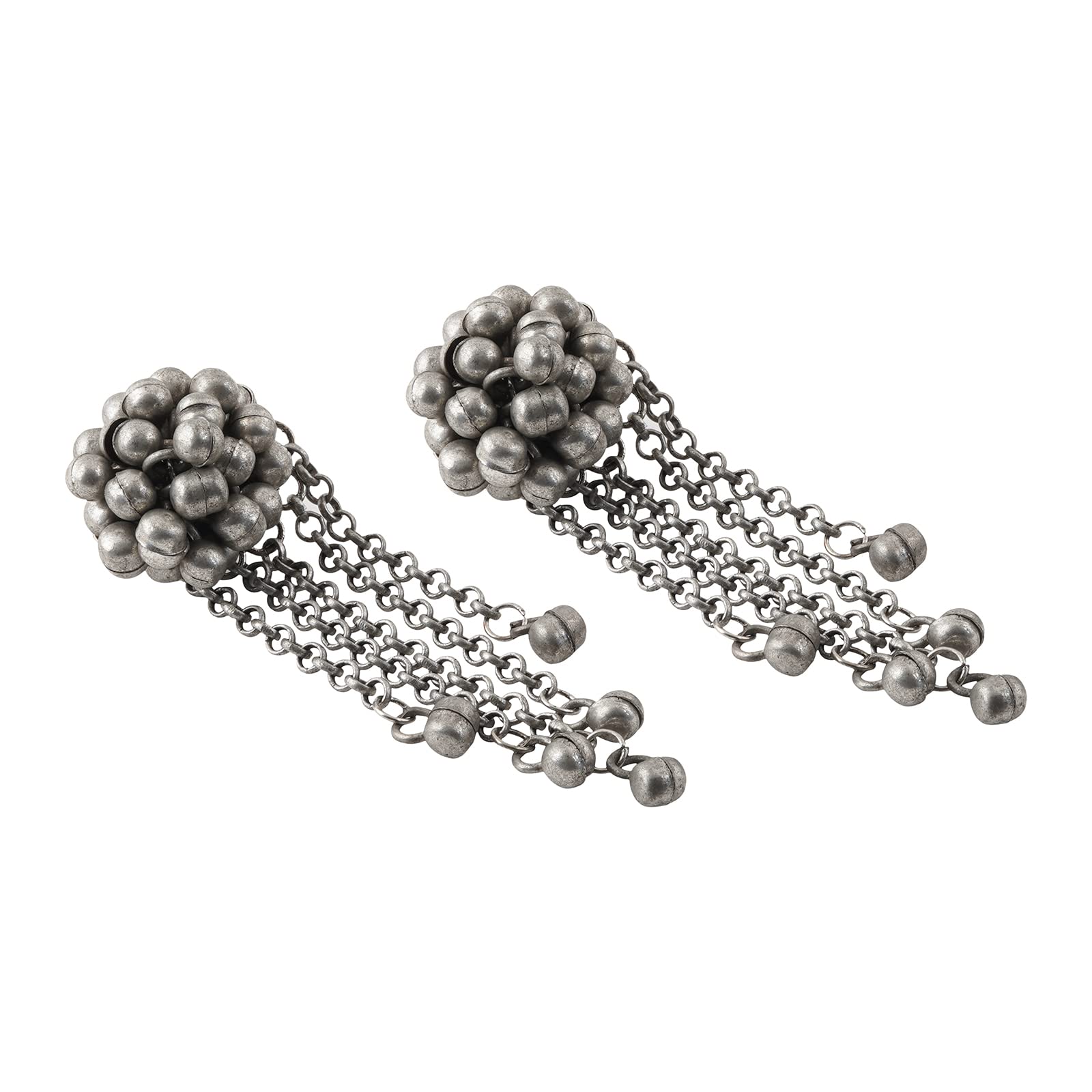 See full amazon price history chart for Teejh Aabida Ghungroo Silver Oxidised Earring Teejh Aabida Ghungroo Silver Oxidised Earring (B0BSGVN1JV) Amazon Price History, Amazon Price Tracker