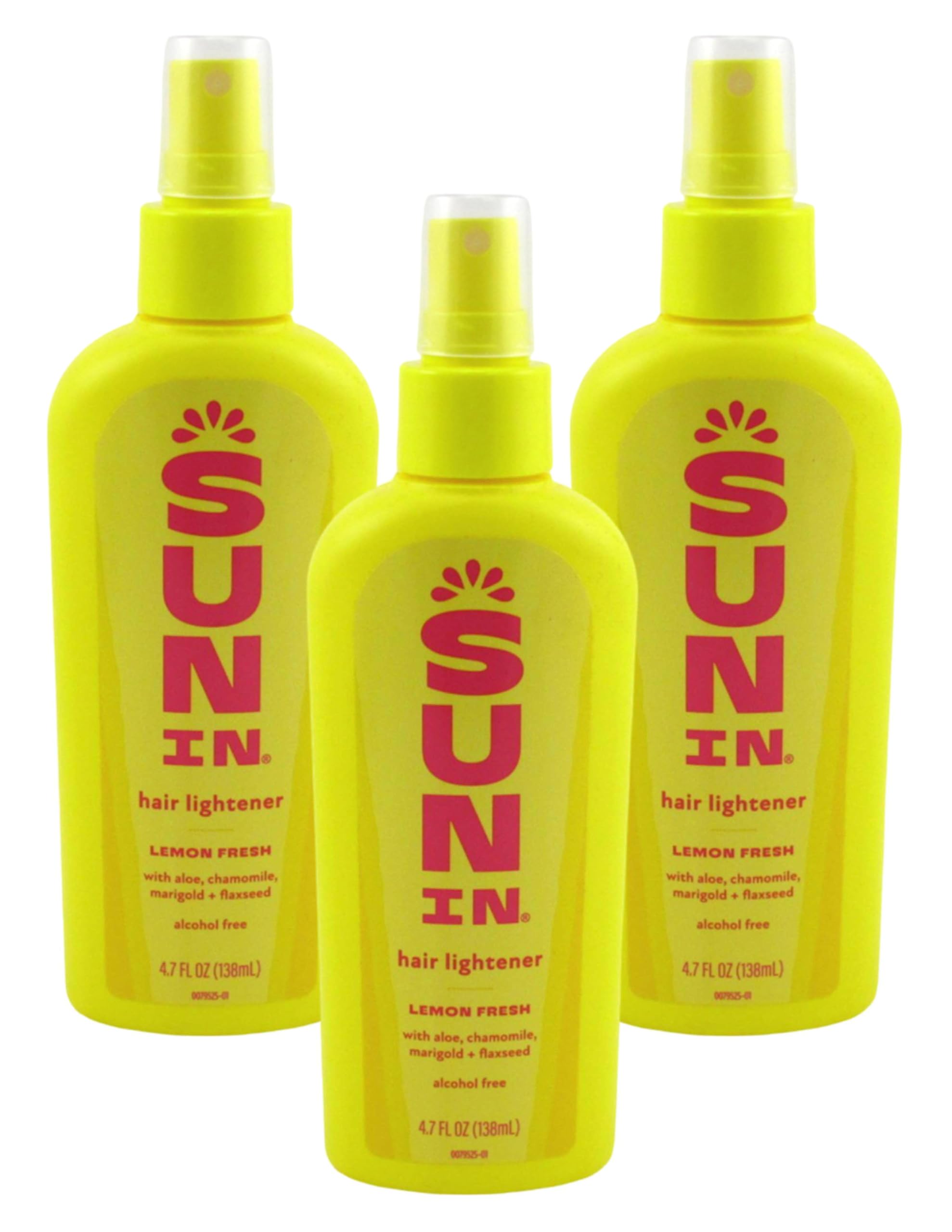 SunSunSun In Hair Lightener Lemon Fresh 4.7oz Pump (3 Pack)