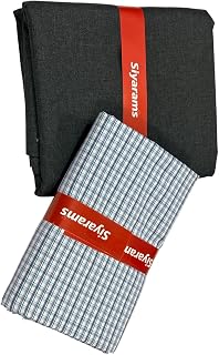 Siyaram's Unstitched Shirt Trouser Fabric Combo for Men – Dress Material Set (2.25m Shirt + 1.20m Pant) | Formal Wear | Gi... Price In India