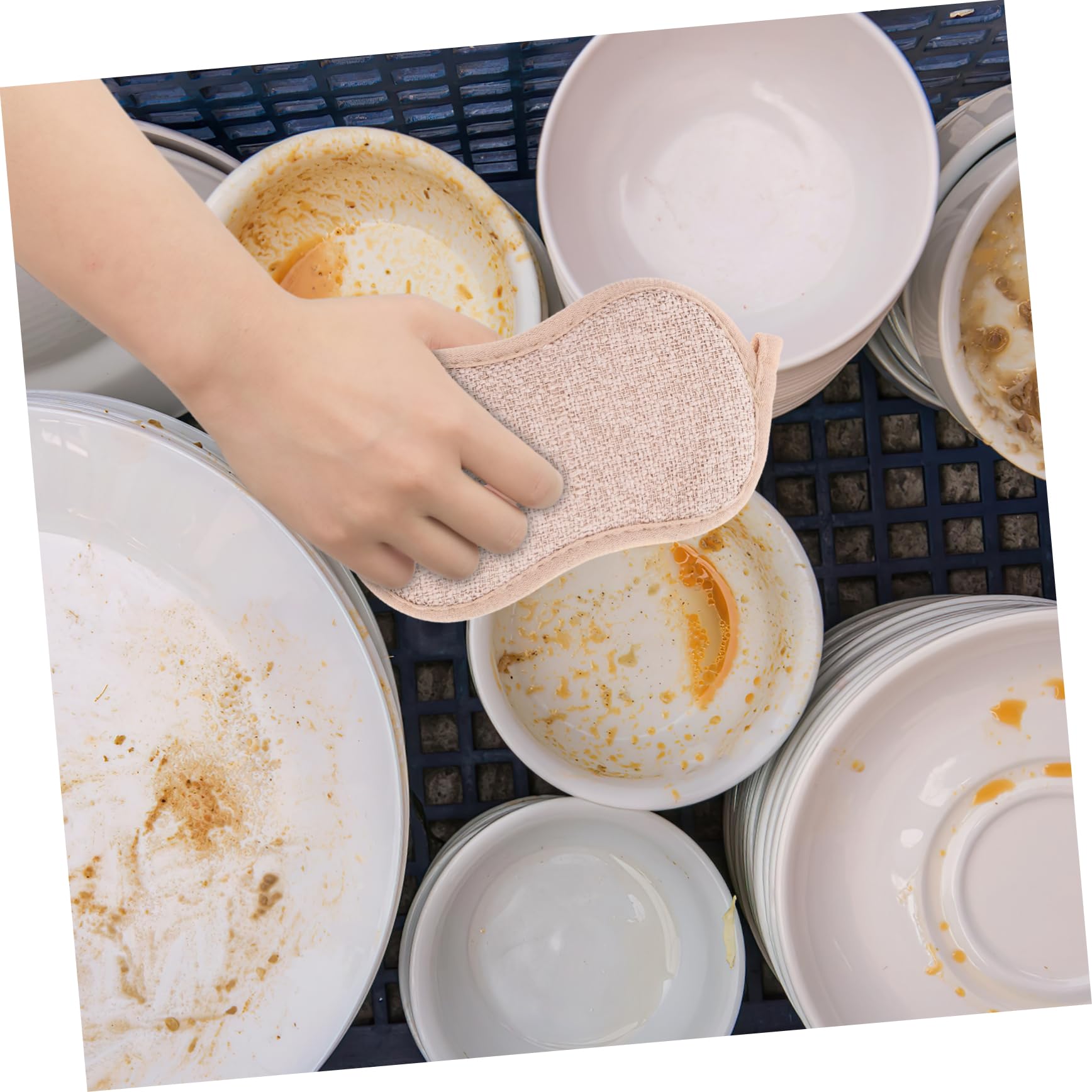 Healeved 30piezas Esponjas De Limpieza De Cocina De Doble Cara Eficaces para Fregar Platos y Ollas Material Antigrasa para Uso Doméstico