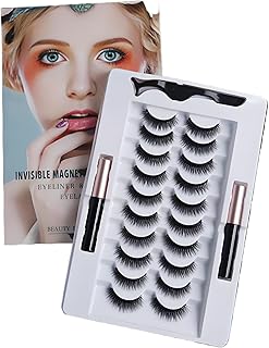 Kit de pestañas magnéticas: 10 pares + 2 forr...