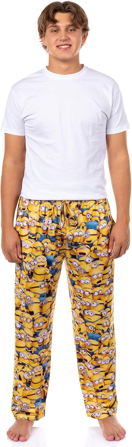 Minions Pajamas Kevin Stuart Bob AOP Lounge Bottom PJ Pants - Image 2