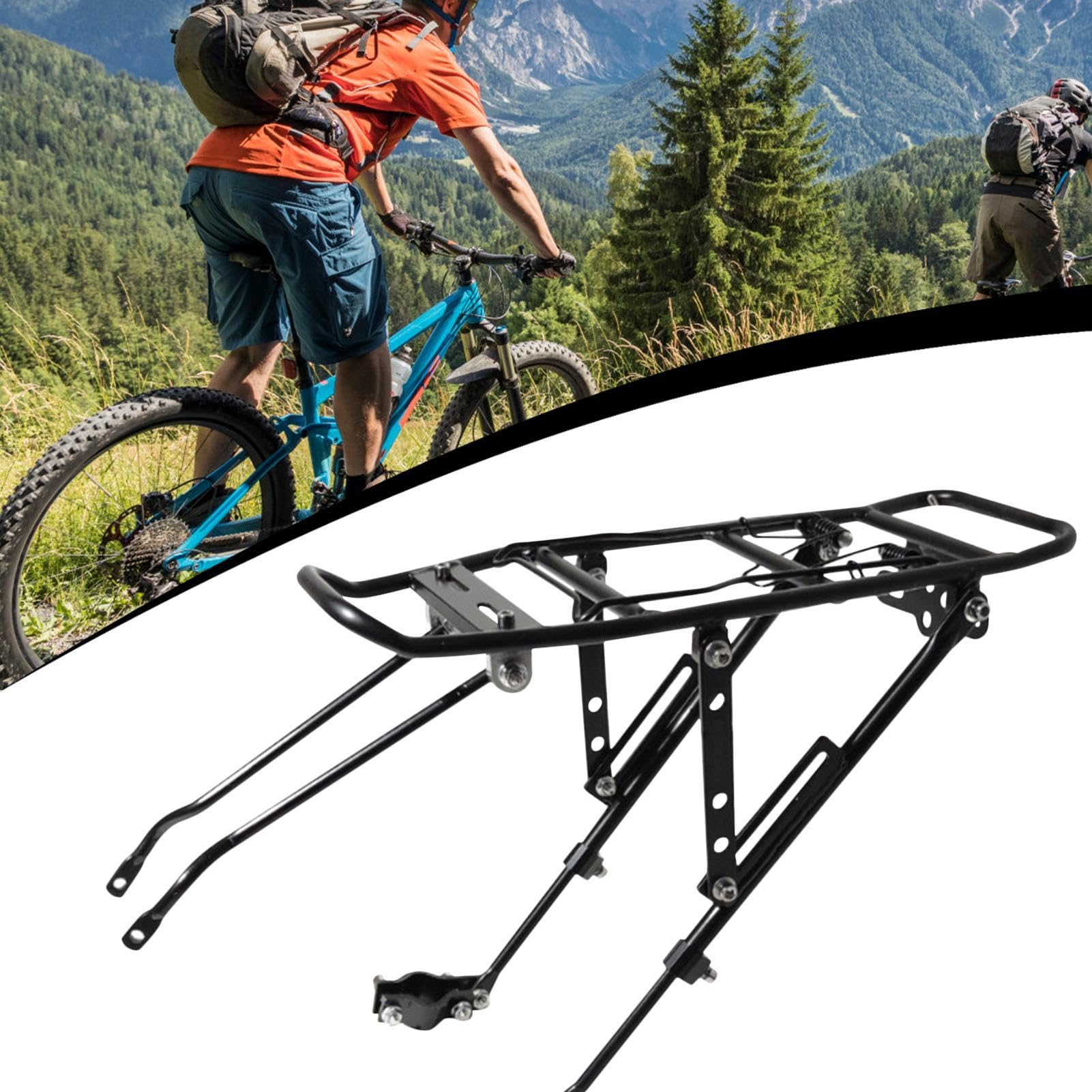 後付け自転車用荷物ラック 軽量なのに耐荷重50kg Amazon | Ailenlan 自転車荷台 リアキャリア リアキャリア